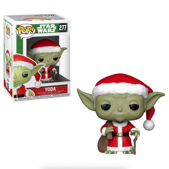 Funko Pop - Star Wars: Holiday Santa Yoda Collectible Figure - Picture 1 of 6